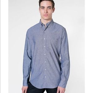 NWOT AA Men’s Chambray Button Down